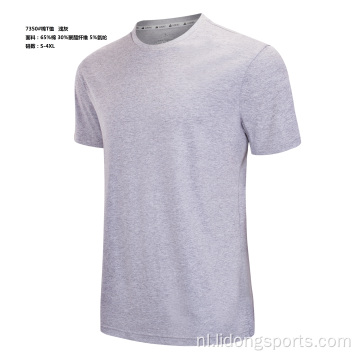 Groothandel goedkope witte blanco casual katoenen mannen t -shirt